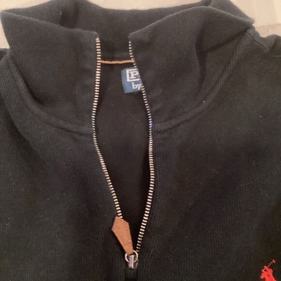 Polo Ralph Lauren Ribbed 1/4 Zip Pullover Sz 2XLT Black - Picture 7 of 8